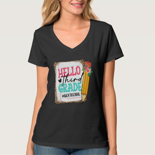 Hallo Schattig potlood T-shirt (Voorkant)