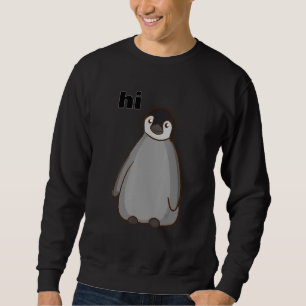Hallo Schattige En Grappige Pinguïn Humoristisch D Trui