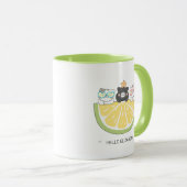 Hallo Schattigee Doodle Cats & Lemon Slice Mok (Voorkant rechts)