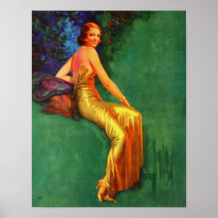 "Hallo" Schilderen - Edward Mason Eggleston Poster