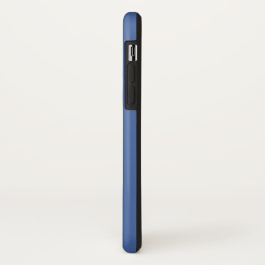 hallo script met aangepaste naam blauw Case-Mate iPhone case (Achterkant/links)