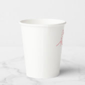 "hallo" Script Mountain Sunset Design Papieren Bekers (Rechts)