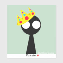 Hallo Shadow World - King "Daar" - vinyl sticker