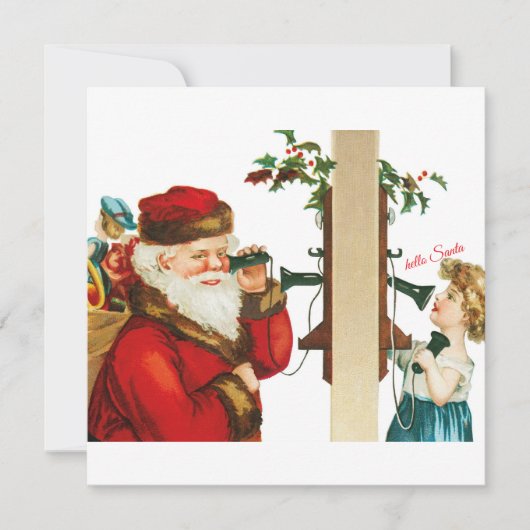 Hallo Sinterklaas Feestdagenkaart (Voorkant)