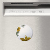 hallo Spring Yellow Flowers Magnet Magneet (Insitu (Vaatwasser))