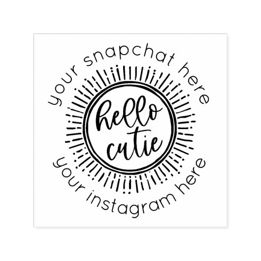 hallo Stempel sociale media info Stempel (Design)