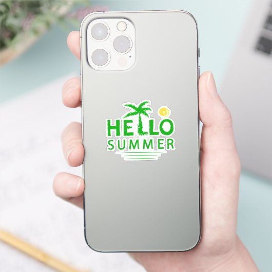 hallo sticker (Telefoon)