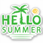 hallo sticker (Voorkant)