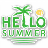 hallo sticker (Voorkant)