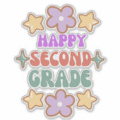 Hallo sticker Blij terug naar school, (Voorkant)