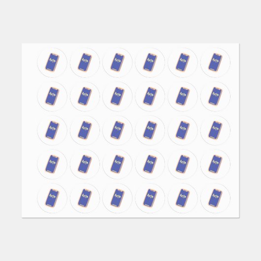 hallo stickers voor smartphones (Vel)