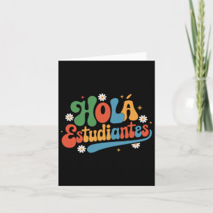 Hallo Studenten Juf Terug naar school Spaans Onder Kaart
