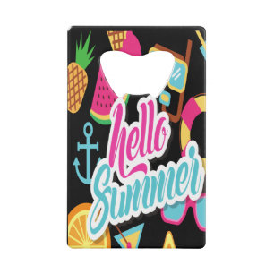 hallo Summer Credit Card Bottle Open Kredietkaart Flessenopener