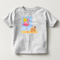 hallo Summer Pink Flamingo Design - Toddler Fine J