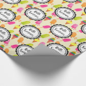 hallo Summer Popsicles en Ice Cream Cadeaupapier (Hoek)