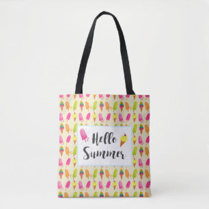 hallo Summer Popsicles en Ice Cream Draagtas