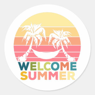 hallo SUMMER Ronde Sticker