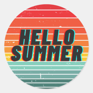 hallo Summer Sticker