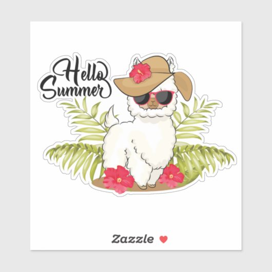 hallo Summer Sticker (Vel)
