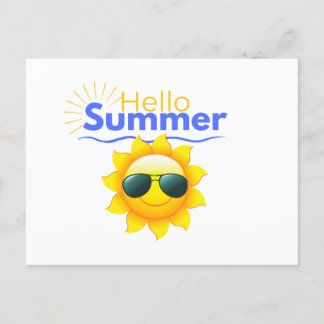 "Hallo Summer" Sunshine Briefkaart