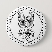 hallo Summer Teenslippers Button (Voorkant)