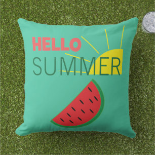 hallo Summer Watermelon Buitenkussen