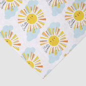 hallo Sunshine Baby shower Tissuepapier (Detail)