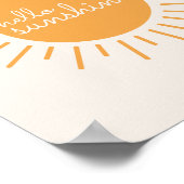 hallo Sunshine boho nursery Poster (Hoek)
