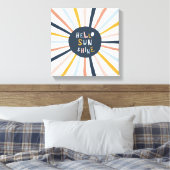 hallo Sunshine Canvas Afdruk (Insitu (Slaapkamer))