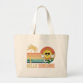 hallo Sunshine Grote Tote Bag (Voorkant)