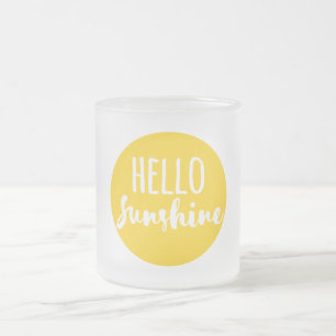 hallo Sunshine Matglas Koffiemok
