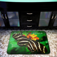 Hallo Sunshine Quote Zwart Wit Vlinder Foto