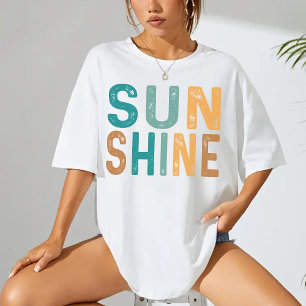 Hallo Sunshine Shirt, Beach vakantie vibes voor ha T-shirt