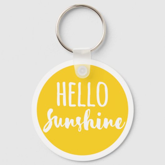 hallo Sunshine Sleutelhanger (Voorkant)
