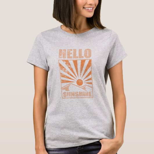 hallo Sunshine T-shirt (Voorkant)