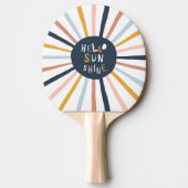 hallo Sunshine Tafeltennisbatje (Voorkant)