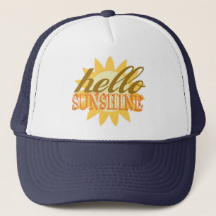 hallo Sunshine Trucker Hat Great for Summer Trucker Pet
