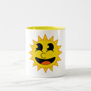 hallo Sunshine Tweekleurige Koffiemok