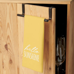 hallo Sunshine Yellow Summer Kitchen Towel Theedoek