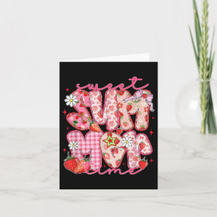 Hallo Sweet Summer Time Aardbei Summer Vibes Kaart