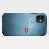 hallo Sweetie KISS Case-Mate iPhone Case (Achterkant (horizontaal))