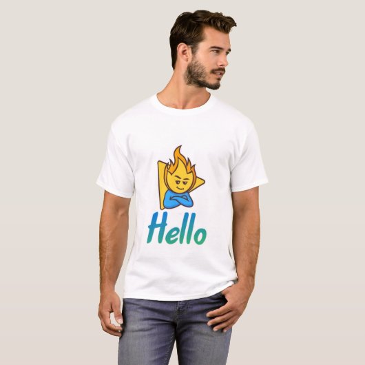hallo t-shirt (Voorkant volledig)