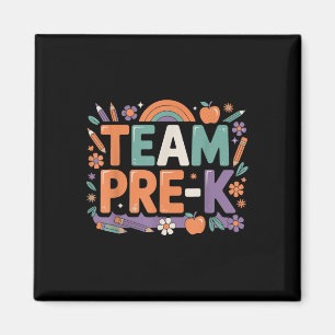Hallo Team Pre-K Terug naar School Fun voor Little Magneet