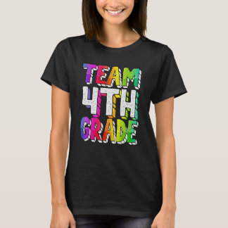 Hallo Team Vierde Klas 4e Klas Terug Naar School T T-shirt