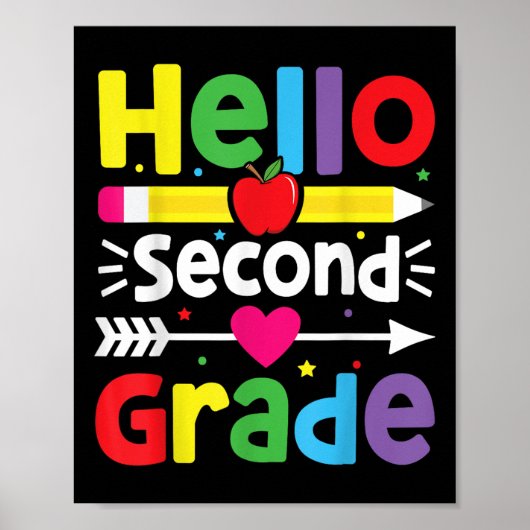 Hallo Terug naar school? 2e klas team 2e klas B Poster (Voorkant)