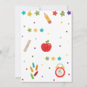 Hallo Terug naar School Kaart (Achterkant)