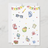 Hallo Terug naar School Kaart (Achterkant)