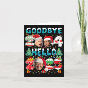 Hallo Tot ziens 2024 2025 Trump Joe Biden Kamala H Kaart