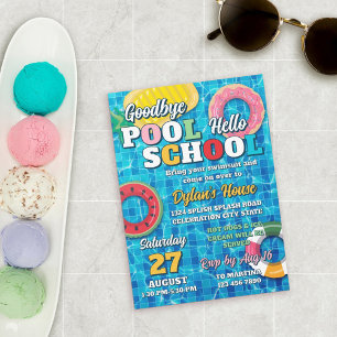 Hallo Tot ziens Pool Kaart