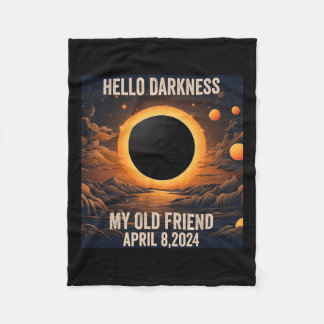 Hallo Totale zonsverduistering Fleece Deken